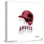 Gallery Pops MLB Los Angeles Angels - Drip Helmet Wall Art-Trends International-Stretched Canvas