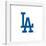 Gallery Pops MLB Los Angeles Dodgers - Jersey Sleeve Logo Wall Art-Trends International-Framed Gallery Pops