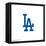 Gallery Pops MLB Los Angeles Dodgers - Jersey Sleeve Logo Wall Art-Trends International-Framed Stretched Canvas