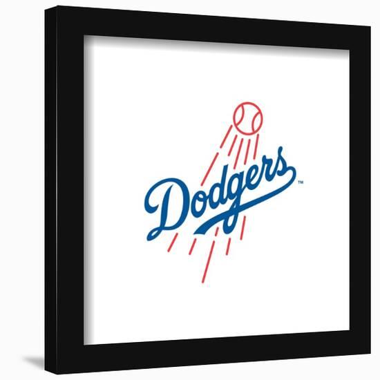 Gallery Pops MLB Los Angeles Dodgers - Primary Club Logo Wall Art-Trends International-Framed Gallery Pops