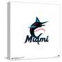 Gallery Pops MLB Miami Marlins - Primary Club Logo Wall Art-Trends International-Stretched Canvas