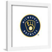 Gallery Pops MLB Milwaukee Brewers - Primary Club Logo Wall Art-Trends International-Framed Gallery Pops