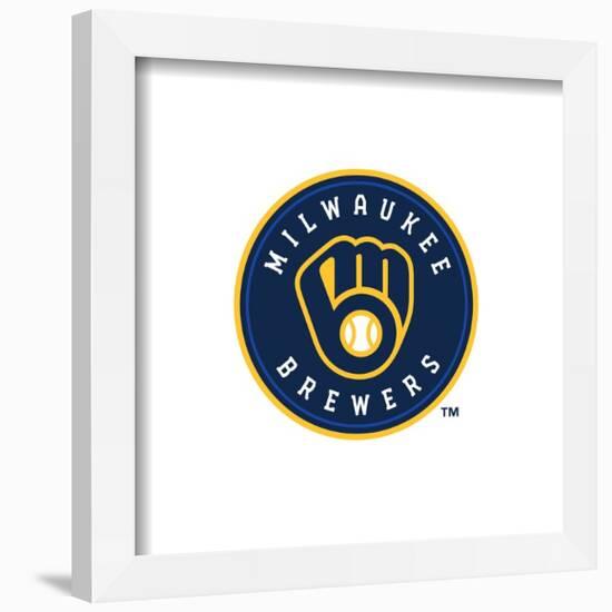 Gallery Pops MLB Milwaukee Brewers - Primary Club Logo Wall Art-Trends International-Framed Gallery Pops