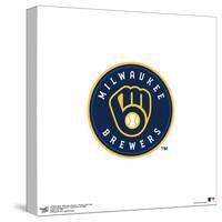 Gallery Pops MLB Milwaukee Brewers - Primary Club Logo Wall Art-Trends International-Stretched Canvas