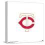 Gallery Pops MLB Minnesota Twins - Alternate Cap Logo Wall Art-Trends International-Stretched Canvas