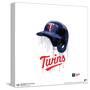 Gallery Pops MLB Minnesota Twins - Drip Helmet Wall Art-Trends International-Stretched Canvas