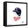 Gallery Pops MLB Minnesota Twins - Drip Helmet Wall Art-Trends International-Framed Stretched Canvas