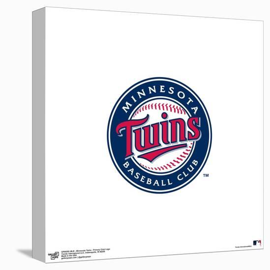 Gallery Pops MLB Minnesota Twins - Primary Club Logo Wall Art-Trends International-Stretched Canvas