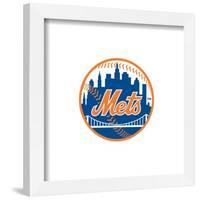 Gallery Pops MLB New York Mets - Primary Club Logo Wall Art-Trends International-Framed Gallery Pops