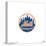 Gallery Pops MLB New York Mets - Primary Club Logo Wall Art-Trends International-Stretched Canvas