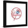 Gallery Pops MLB New York Yankees - Primary Club Logo Wall Art-Trends International-Framed Gallery Pops