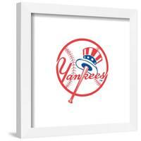 Gallery Pops MLB New York Yankees - Primary Club Logo Wall Art-Trends International-Framed Gallery Pops