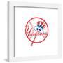 Gallery Pops MLB New York Yankees - Primary Club Logo Wall Art-Trends International-Framed Gallery Pops