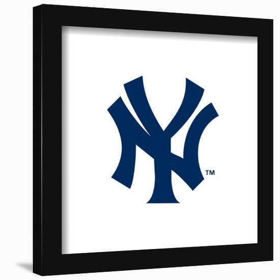 Gallery Pops MLB New York Yankees - Secondary Club Logo Wall Art-Trends International-Framed Gallery Pops