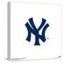Gallery Pops MLB New York Yankees - Secondary Club Logo Wall Art-Trends International-Stretched Canvas