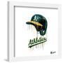 Gallery Pops MLB Oakland Athletics - Drip Helmet Wall Art-Trends International-Framed Gallery Pops