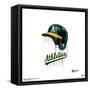 Gallery Pops MLB Oakland Athletics - Drip Helmet Wall Art-Trends International-Framed Stretched Canvas