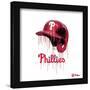 Gallery Pops MLB Philadelphia Phillies - Drip Helmet Wall Art-Trends International-Framed Gallery Pops