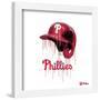 Gallery Pops MLB Philadelphia Phillies - Drip Helmet Wall Art-Trends International-Framed Gallery Pops