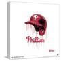 Gallery Pops MLB Philadelphia Phillies - Drip Helmet Wall Art-Trends International-Stretched Canvas