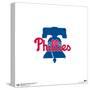 Gallery Pops MLB Philadelphia Phillies - Primary Club Logo Wall Art-Trends International-Stretched Canvas