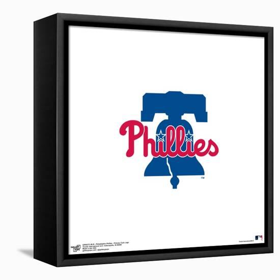 Gallery Pops MLB Philadelphia Phillies - Primary Club Logo Wall Art-Trends International-Framed Stretched Canvas