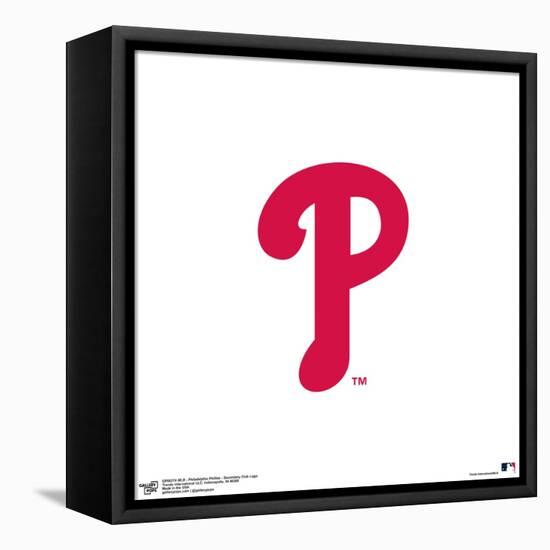 Gallery Pops MLB Philadelphia Phillies - Secondary Club Logo Wall Art-Trends International-Framed Stretched Canvas