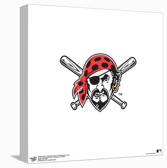 Gallery Pops MLB Pittsburgh Pirates - Miscellaneous Logo Wall Art-Trends International-Stretched Canvas