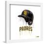 Gallery Pops MLB San Diego Padres - Drip Helmet Wall Art-Trends International-Framed Gallery Pops