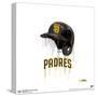 Gallery Pops MLB San Diego Padres - Drip Helmet Wall Art-Trends International-Stretched Canvas