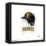 Gallery Pops MLB San Diego Padres - Drip Helmet Wall Art-Trends International-Framed Stretched Canvas