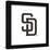 Gallery Pops MLB San Diego Padres - Primary Club Logo Wall Art-Trends International-Framed Gallery Pops