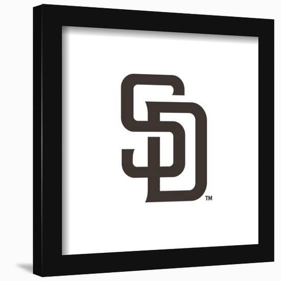 Gallery Pops MLB San Diego Padres - Primary Club Logo Wall Art-Trends International-Framed Gallery Pops