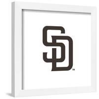 Gallery Pops MLB San Diego Padres - Primary Club Logo Wall Art-Trends International-Framed Gallery Pops