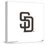 Gallery Pops MLB San Diego Padres - Primary Club Logo Wall Art-Trends International-Stretched Canvas