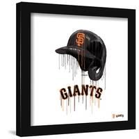 Gallery Pops MLB San Francisco Giants - Drip Helmet Wall Art-Trends International-Framed Gallery Pops