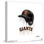 Gallery Pops MLB San Francisco Giants - Drip Helmet Wall Art-Trends International-Stretched Canvas