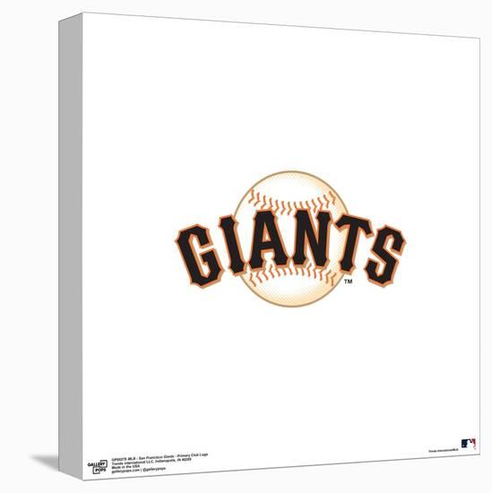 Gallery Pops MLB San Francisco Giants - Primary Club Logo Wall Art-Trends International-Stretched Canvas