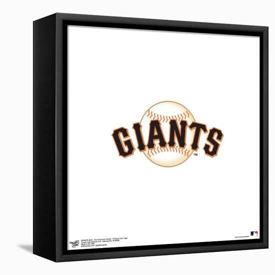 Gallery Pops MLB San Francisco Giants - Primary Club Logo Wall Art-Trends International-Framed Stretched Canvas