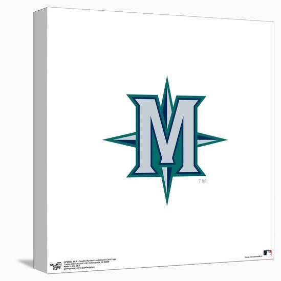 Gallery Pops MLB Seattle Mariners - Additional Club Logo Wall Art-Trends International-Stretched Canvas