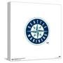Gallery Pops MLB Seattle Mariners - Primary Club Logo Wall Art-Trends International-Stretched Canvas