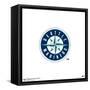Gallery Pops MLB Seattle Mariners - Primary Club Logo Wall Art-Trends International-Framed Stretched Canvas