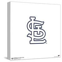 Gallery Pops MLB St. Louis Cardinals -Cap Logo Wall Art-Trends International-Stretched Canvas