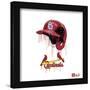 Gallery Pops MLB St. Louis Cardinals - Drip Helmet Wall Art-Trends International-Framed Gallery Pops
