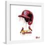 Gallery Pops MLB St. Louis Cardinals - Drip Helmet Wall Art-Trends International-Framed Gallery Pops