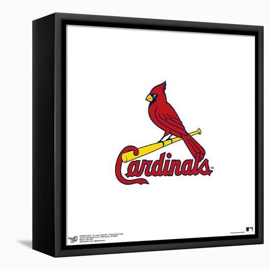 Gallery Pops MLB St. Louis Cardinals - Primary Club Logo Wall Art-Trends International-Framed Stretched Canvas