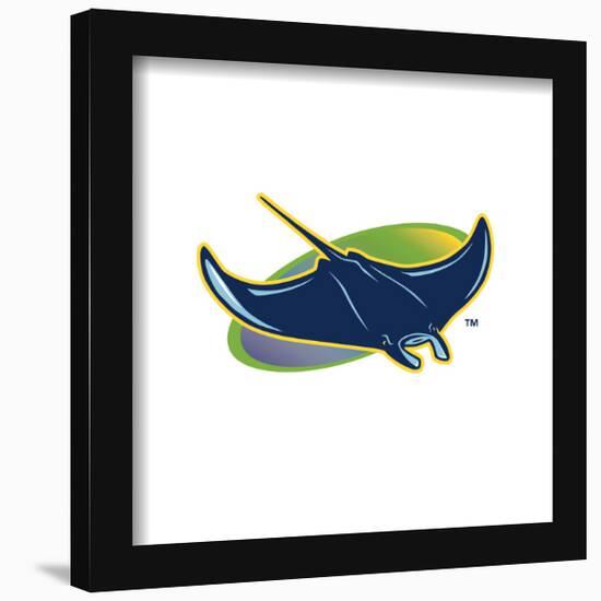 Gallery Pops MLB Tampa Bay Rays - Alternate Cap Logo Wall Art-Trends International-Framed Gallery Pops