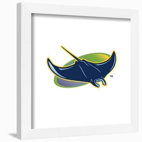 Gallery Pops MLB Tampa Bay Rays - Alternate Cap Logo Wall Art-Trends International-Framed Gallery Pops