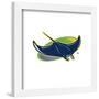 Gallery Pops MLB Tampa Bay Rays - Alternate Cap Logo Wall Art-Trends International-Framed Gallery Pops