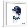 Gallery Pops MLB Tampa Bay Rays - Drip Helmet Wall Art-Trends International-Framed Gallery Pops